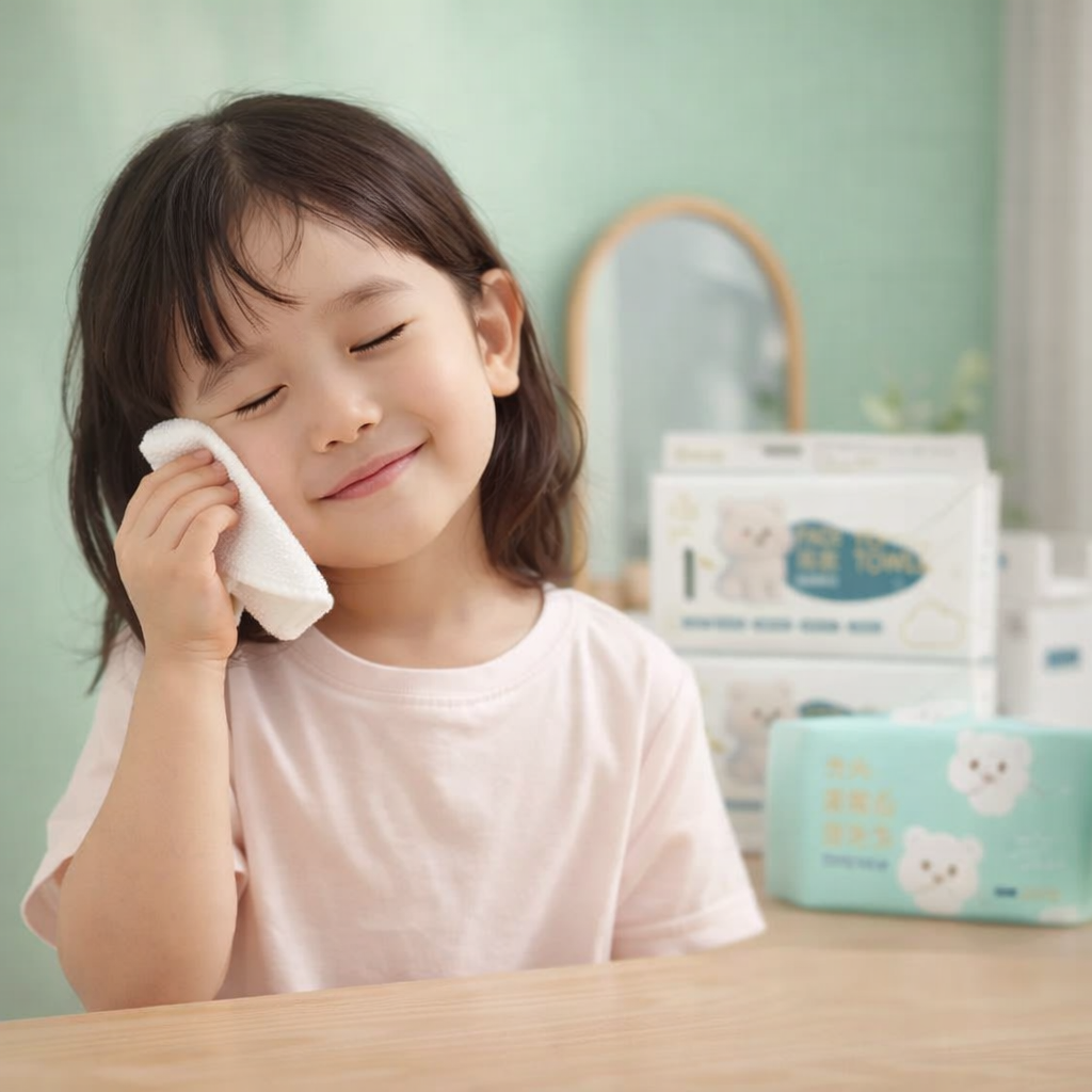 不織布フェイスタオル