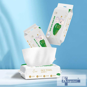 フェイシャルクレンジングワイプ、80枚、パールテクスチャー、200x200mm